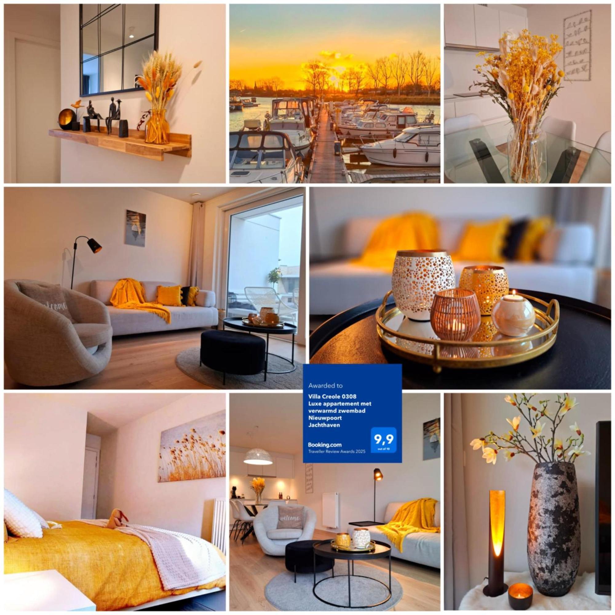 Villa Creole 0308 Luxe Appartement Met Verwarmd Zwembad Nieuwpoort Jachthaven Extérieur photo